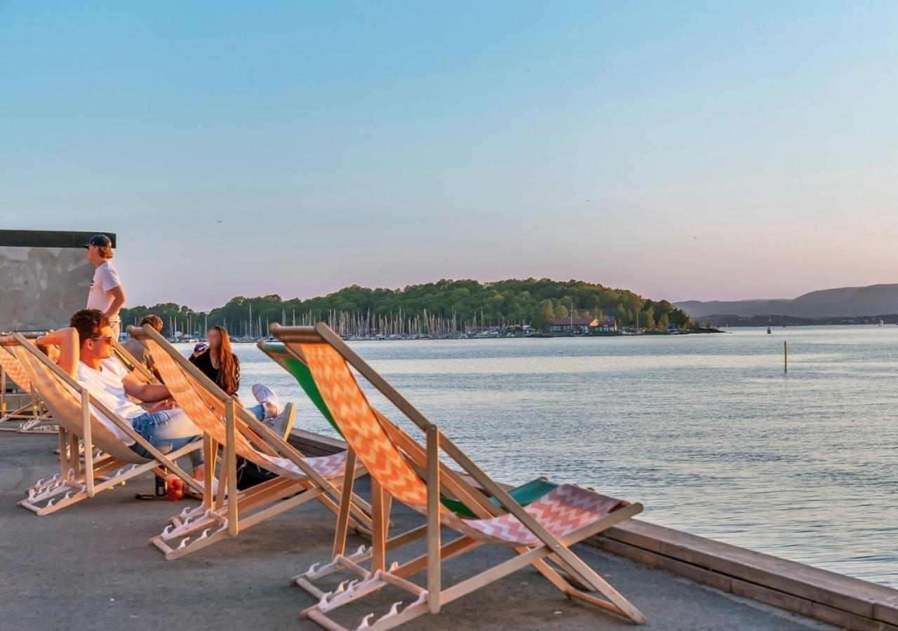 Seaside Apt - 2 Sunny Balconies - Modern - 6 Pax Oslo Extérieur photo